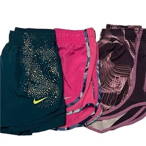 Nike Dri-fit Tempo running Shorts Three pairs- active XS